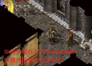 ��ο����ҵ�����˽��ħ�����Ե�ͼ�еĴ���NPC��