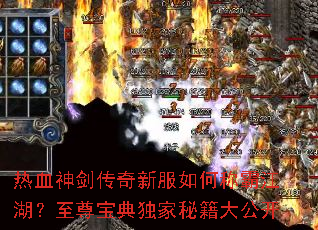 热血神剑传奇新服如何称霸江湖?至尊宝典独家秘籍大公开 热血神剑传奇新服如何称霸江湖?至尊宝典独家秘籍大公开
