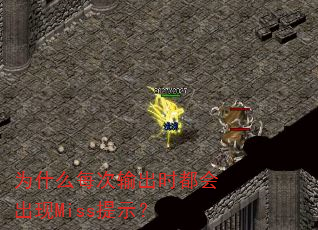 为什么每次输出时都会出现Miss提示? 为什么每次输出时都会出现Miss提示?