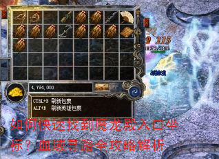 如何快速找到魔龙殿入口坐标?血域寻路全攻略解析 如何快速找到魔龙殿入口坐标?血域寻路全攻略解析