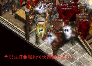 单职业打金服如何快速提升战力? 单职业打金服如何快速提升战力?