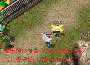 道士神兽血量随等级提升如何变化?各等级对应数值是多少? 道士神兽血量随等级提升如何变化?各等级对应数值是多少?