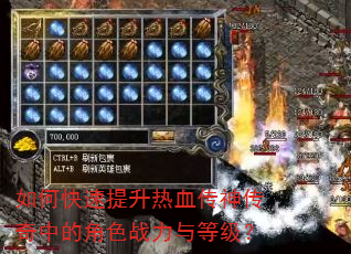 如何快速提升热血传神传奇中的角色战力与等级? 如何快速提升热血传神传奇中的角色战力与等级?