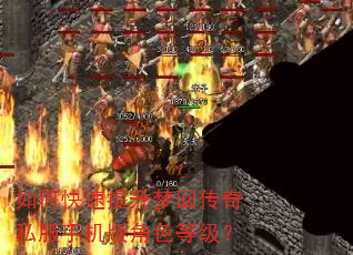 如何快速提升梦回传奇私服手机版角色等级? 如何快速提升梦回传奇私服手机版角色等级?