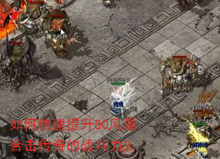 如何快速提升80风暴合击传奇的战斗力? 如何快速提升80风暴合击传奇的战斗力?