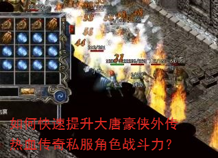 如何快速提升大唐豪侠外传热血传奇私服角色战斗力? 如何快速提升大唐豪侠外传热血传奇私服角色战斗力?