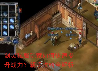 剑灵私服玩家如何快速提升战力?新手攻略全解析 剑灵私服玩家如何快速提升战力?新手攻略全解析