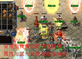 金戒指传奇如何快速获取?属性加成与合成攻略全解析 金戒指传奇如何快速获取?属性加成与合成攻略全解析